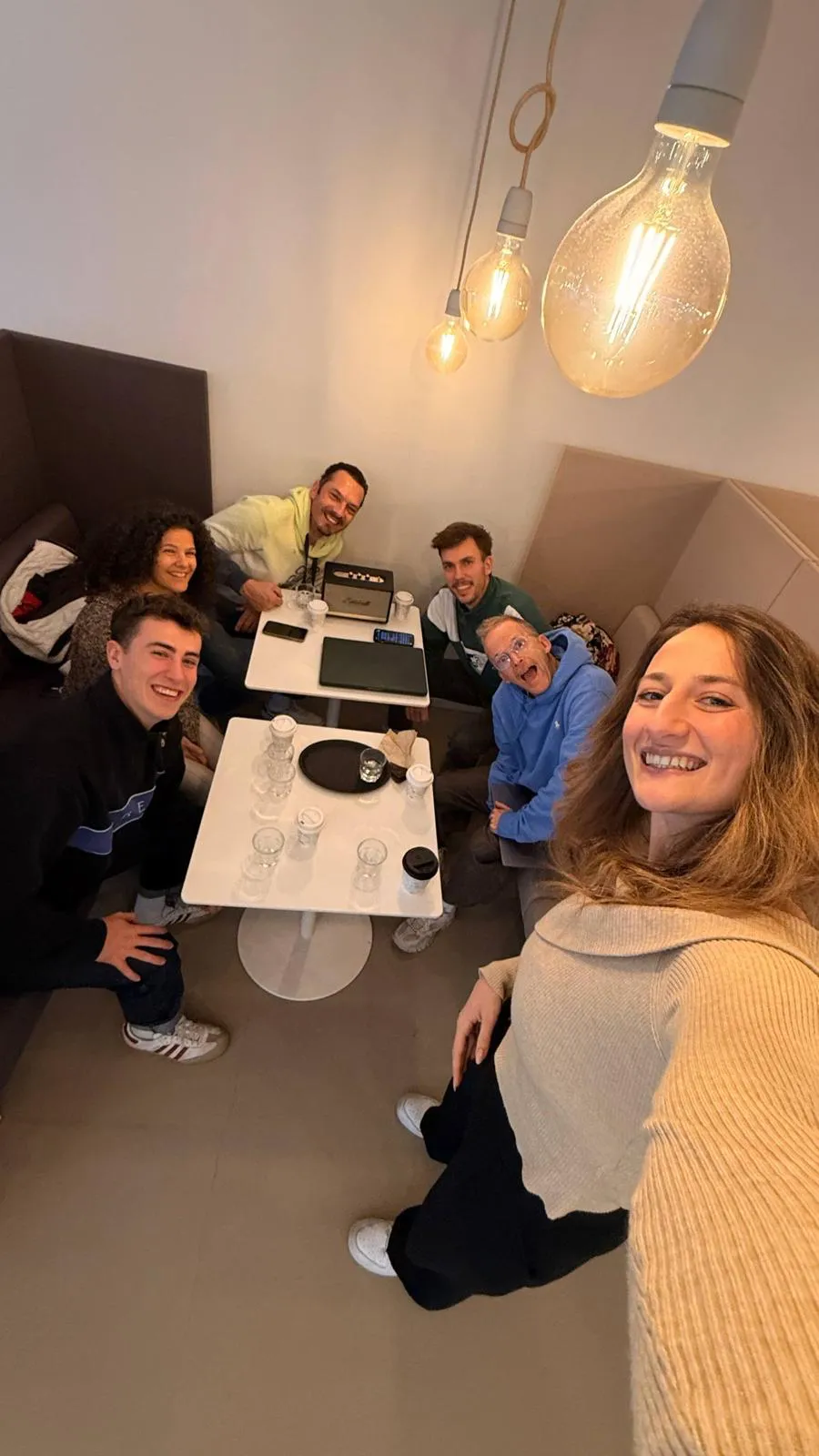 Das Team beim Planungstreffen