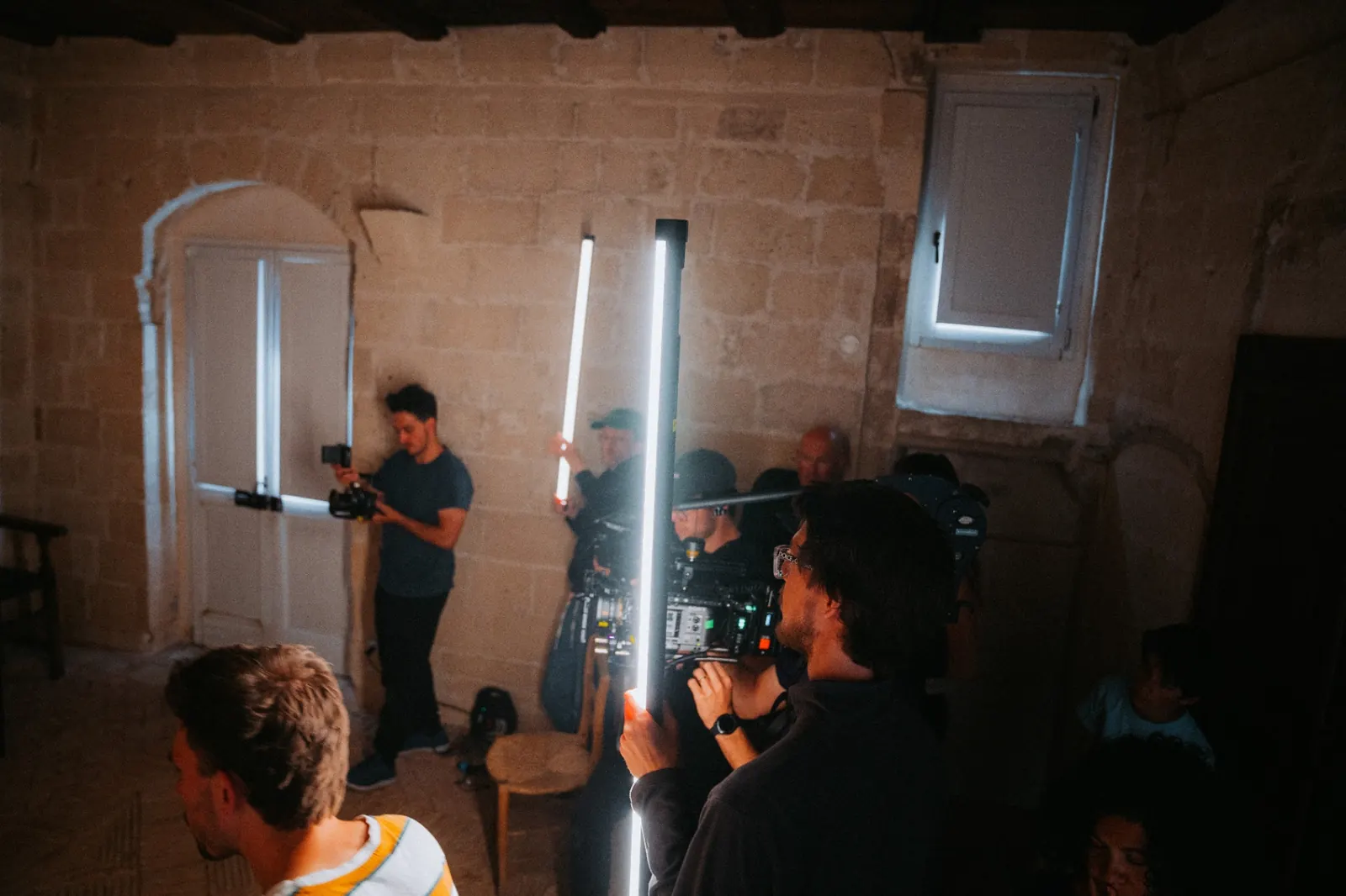 Lichtsetzung im Steinhaus